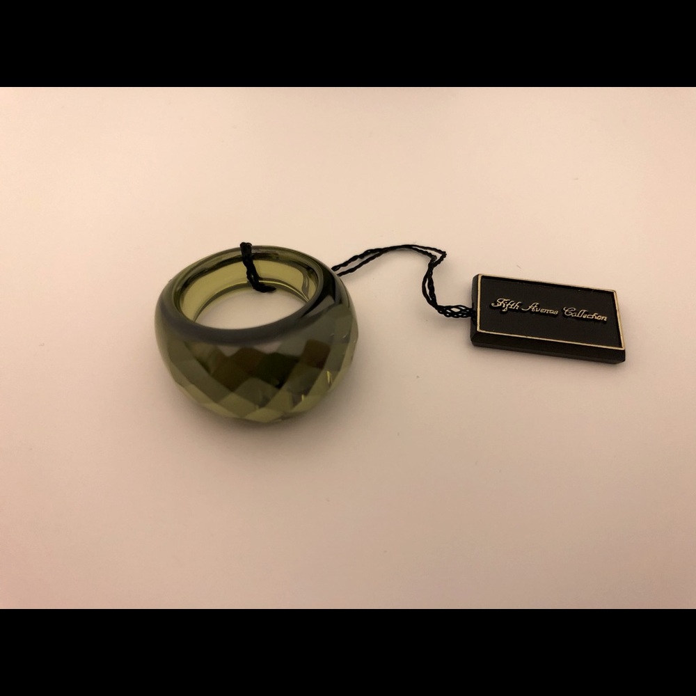 Green etched ring